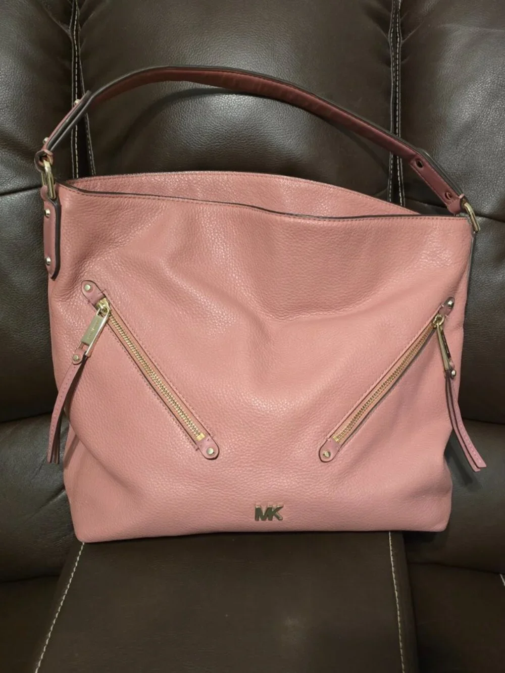 Michael Kors Evie hobo and matching wallet